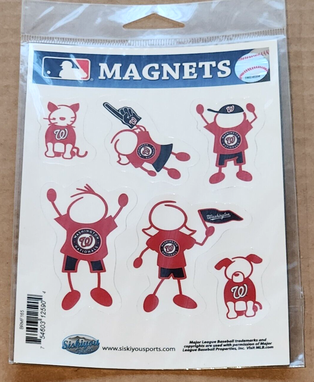 Washington Nationals  Family Magnets MLB Baseball