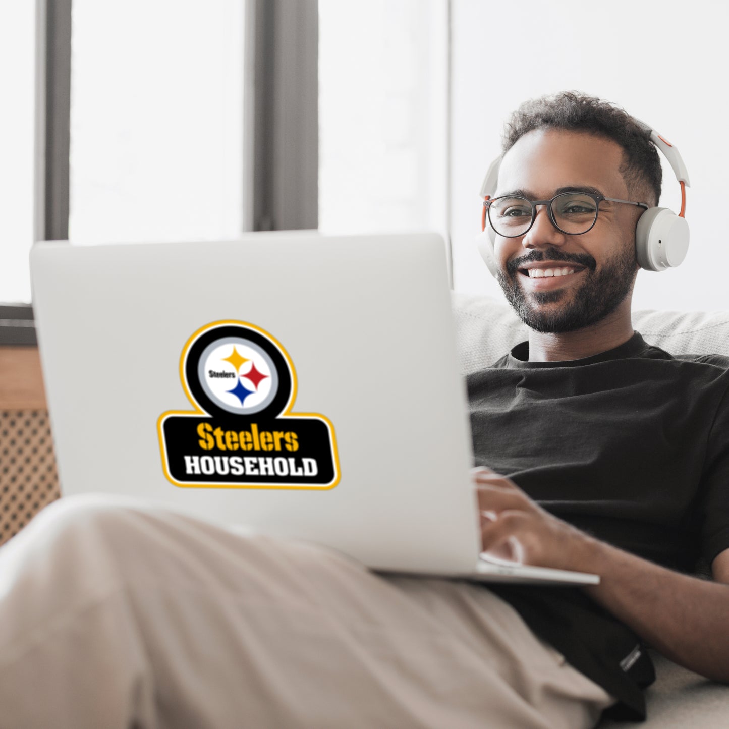 Pittsburgh Steelers  Household Vinyl Auto or Flat Surface Decal NFL