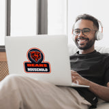 Chicago Bears Household Vinyl Auto or Flat Surface Decal NFL