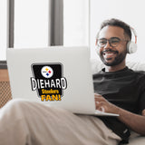 Pittsburgh Steelers Die-Hard Fan Vinyl Auto or Flat Surface Decal NFL