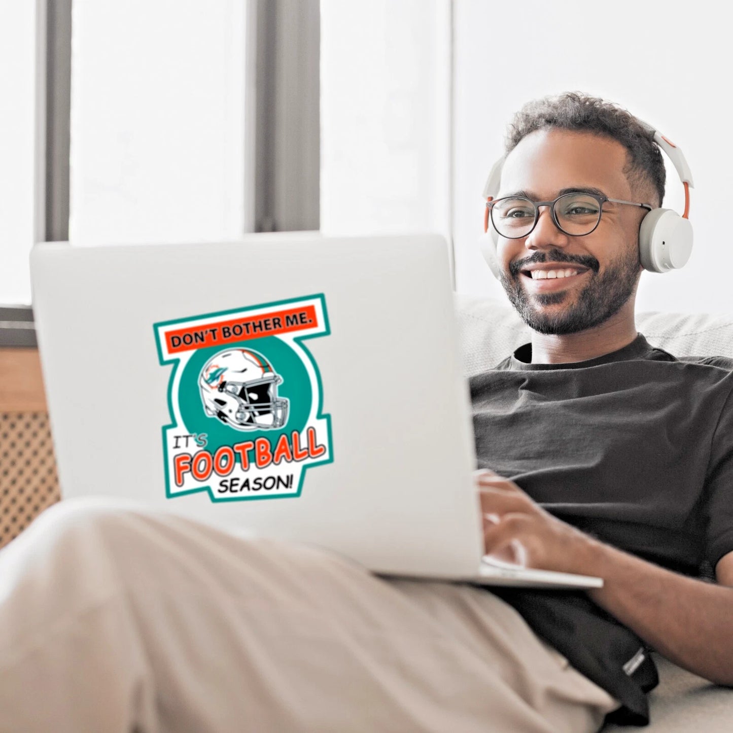 Miami Dolphins Don't Bother Me Vinyl Auto or Flat Surface Decal NFL