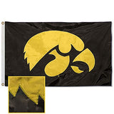 Iowa Hawkeyes 3' x 5' Flag (Two Sided Nylon Appliqued) NCAA
