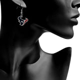 Houston Texans Dangle Earrings (Zinc) NFL Football