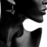 New England Patriots Dangle Earrings (Zinc) NFL Football