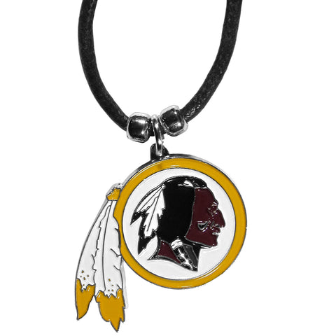 Washington Redskins Cord Necklace NFL Football Jewelry