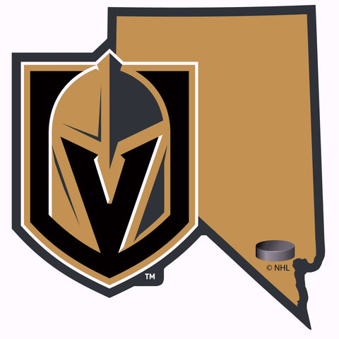 Vegas Golden Knights Home State Vinyl Auto Decal (NHL) Nevada Shape
