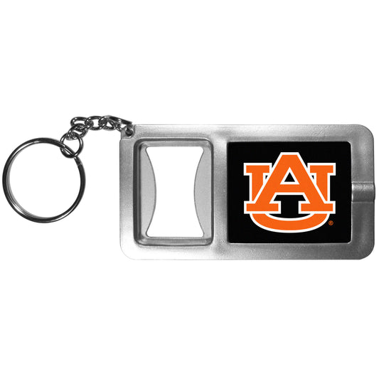 Auburn Tigers Flashlight Key Chain with Bottle Opener NCAA