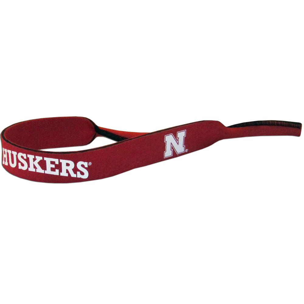 Nebraska Cornhuskers 16" Neoprene Sunglasses Strap (NCAA)