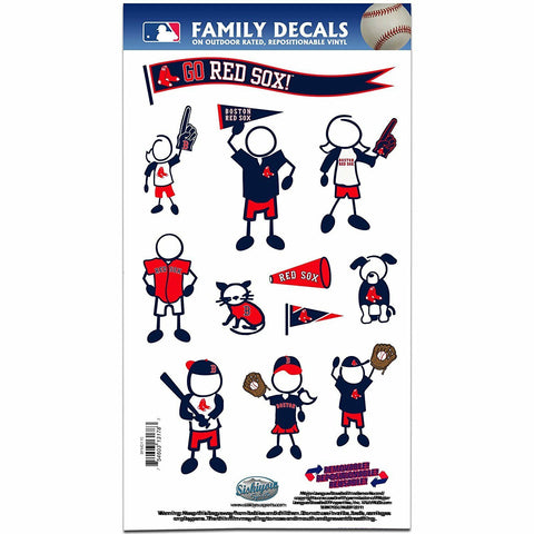 Boston Red Sox Outdoor Rated Vinyl Family Decals MLB Baseball