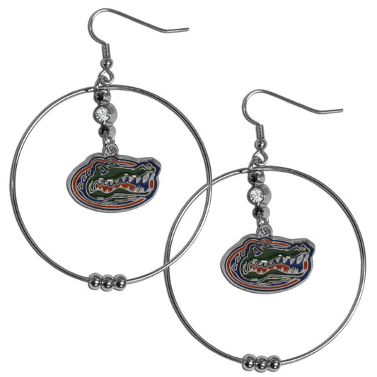 Florida Gators 2 inch Hoop Earrings NCAA Licensed Jewelry