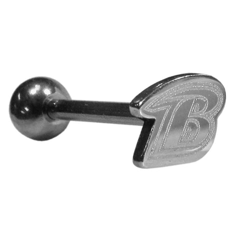 Baltimore Ravens Barbell Tongue Ring (Logo) NFL Football