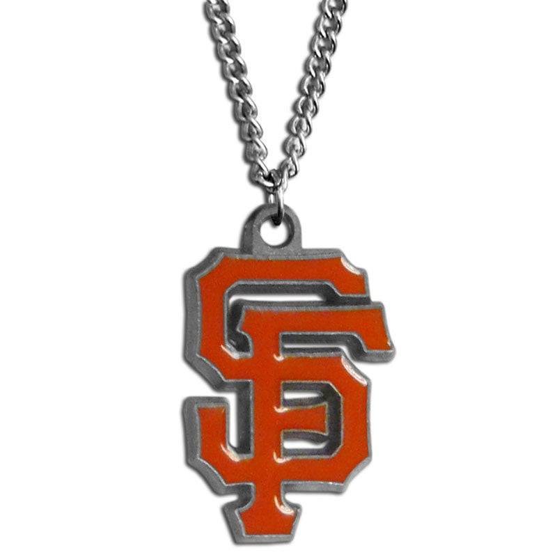 San Francisco Giants 22" Chain Necklace Metal Logo MLB Jewelry LG