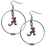 Alabama Crimson Tide 2 inch Hoop Earrings NCAA Licensed Jewelry