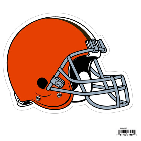 Cleveland Browns Licensed Outdoor Rated Magnet (NFL) Football Helmet