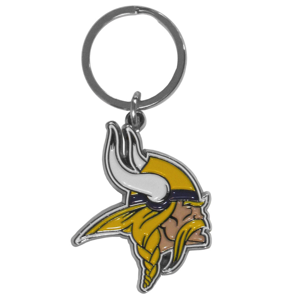 Minnesota Vikings Enameled Logo Metal Key Chain NFL Football