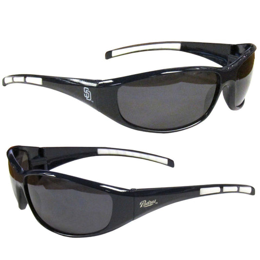 San Diego Padres Wrap Sunglasses with Microfiber Bag (MLB) Baseball