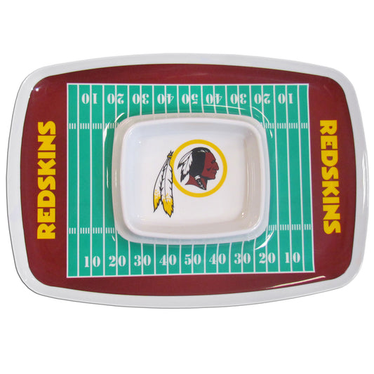 Washington Redskins Serving Chip and Dip Tray (NFL Football)