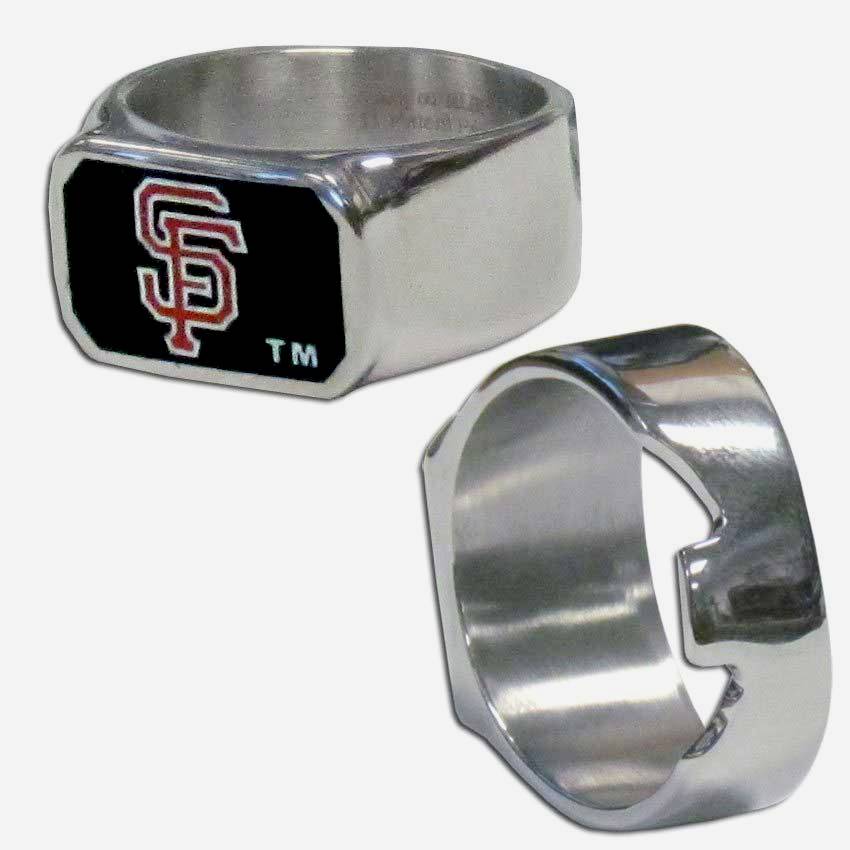 San Francisco Giants Steel Ring Bottle Opener Size 9 - MLB Baseball
