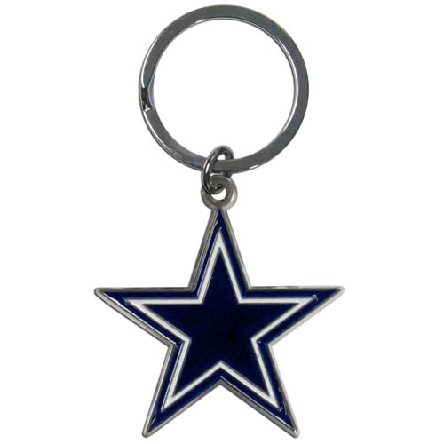 Dallas Cowboys Enameled Logo Metal Key Chain NFL Football