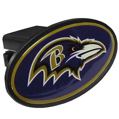 Baltimore Ravens Durable Plastic Oval Hitch Cover (NFL)