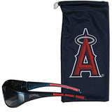 Los Angeles Angels Wrap Sunglasses with Microfiber Bag (MLB) Baseball