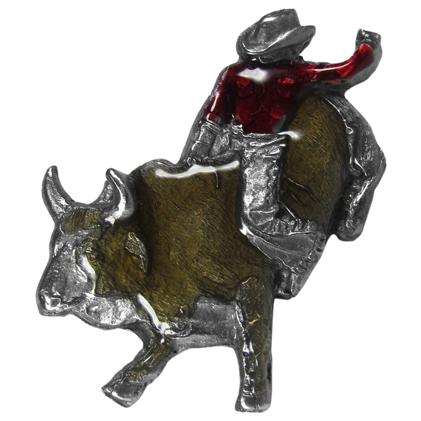 Rodeo Bull Rider Champion Collector's Lapel Pin - Jewelry