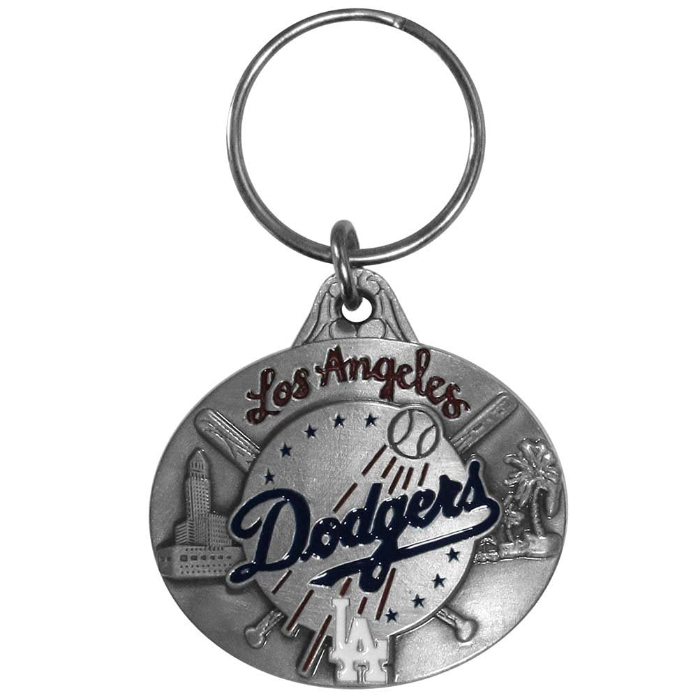 Los Angeles Dodgers 3-D Metal Key Chain MLB Licensed Baseball