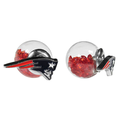 New England Patriots Front/Back Stud Earrings (NFL)