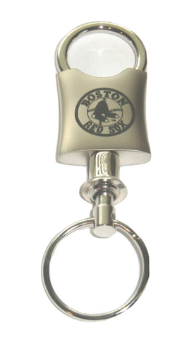 Boston Red Sox Valet Key Chain with Etched Team Logo MLB Baseball