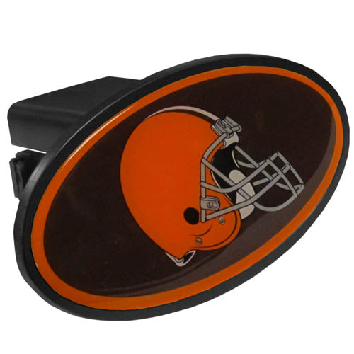 Cleveland Browns Durable Plastic Oval Hitch Cover (NFL)