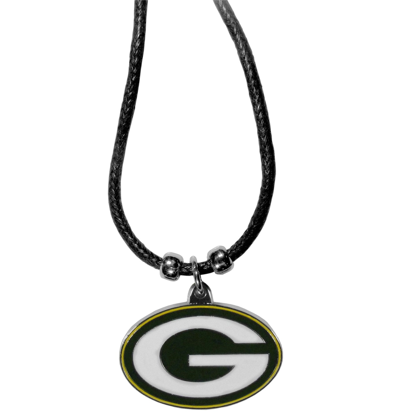 Green Bay Packers Cord Necklace NFL Football Jewelry