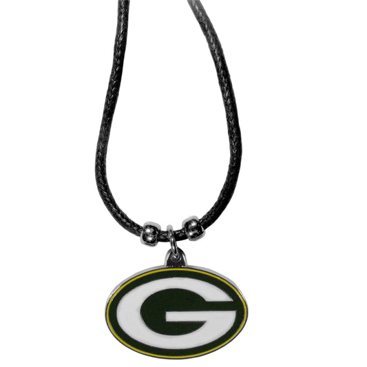Green Bay Packers Cord Necklace NFL Football Jewelry