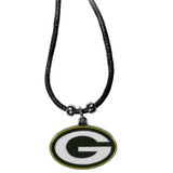Green Bay Packers Cord Necklace NFL Football Jewelry