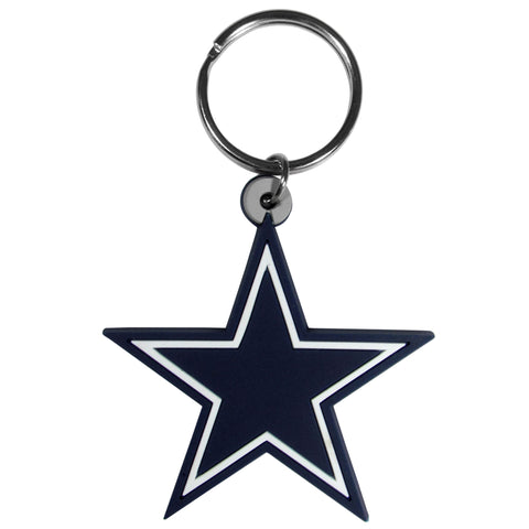 Dallas Cowboys Logo Flexi Key Chain NFL Licensed Football