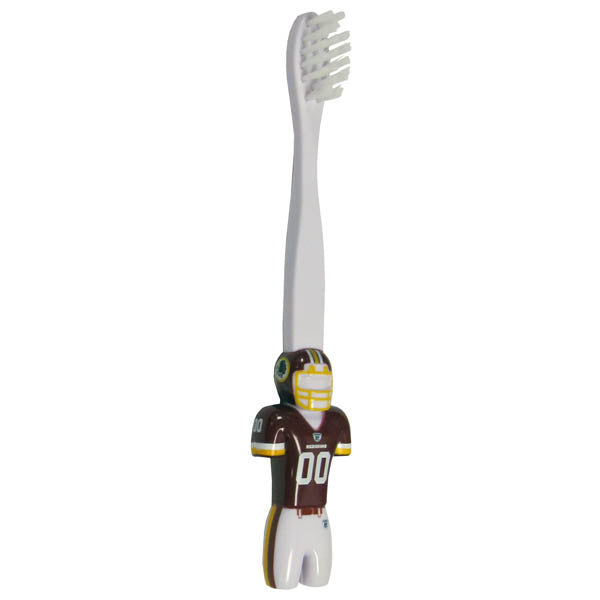 Washington Redskins Kids Soft Toothbrush NFL Licensed Football