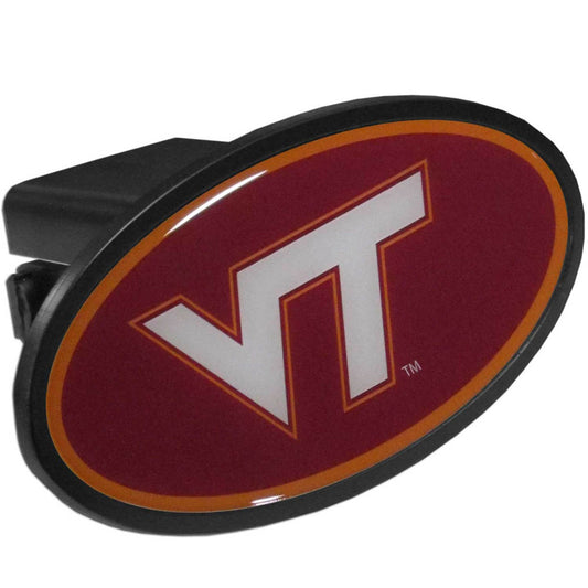 Virginia Tech Hokies Durable Plastic Oval Hitch Cover NCAA Licensed