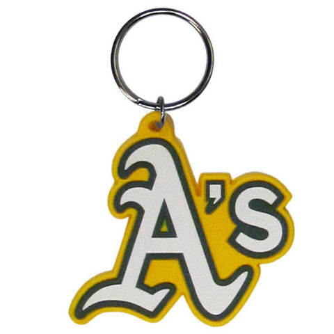 Oakland Athletics A's Logo Flexi Key Chain MLB Baseball