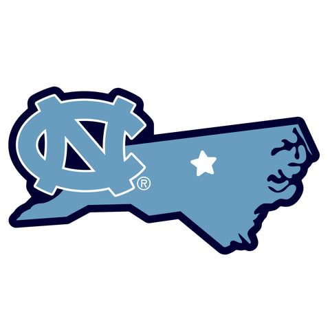 North Carolina Tar Heels Home State Magnet (NCAA) NC Shape