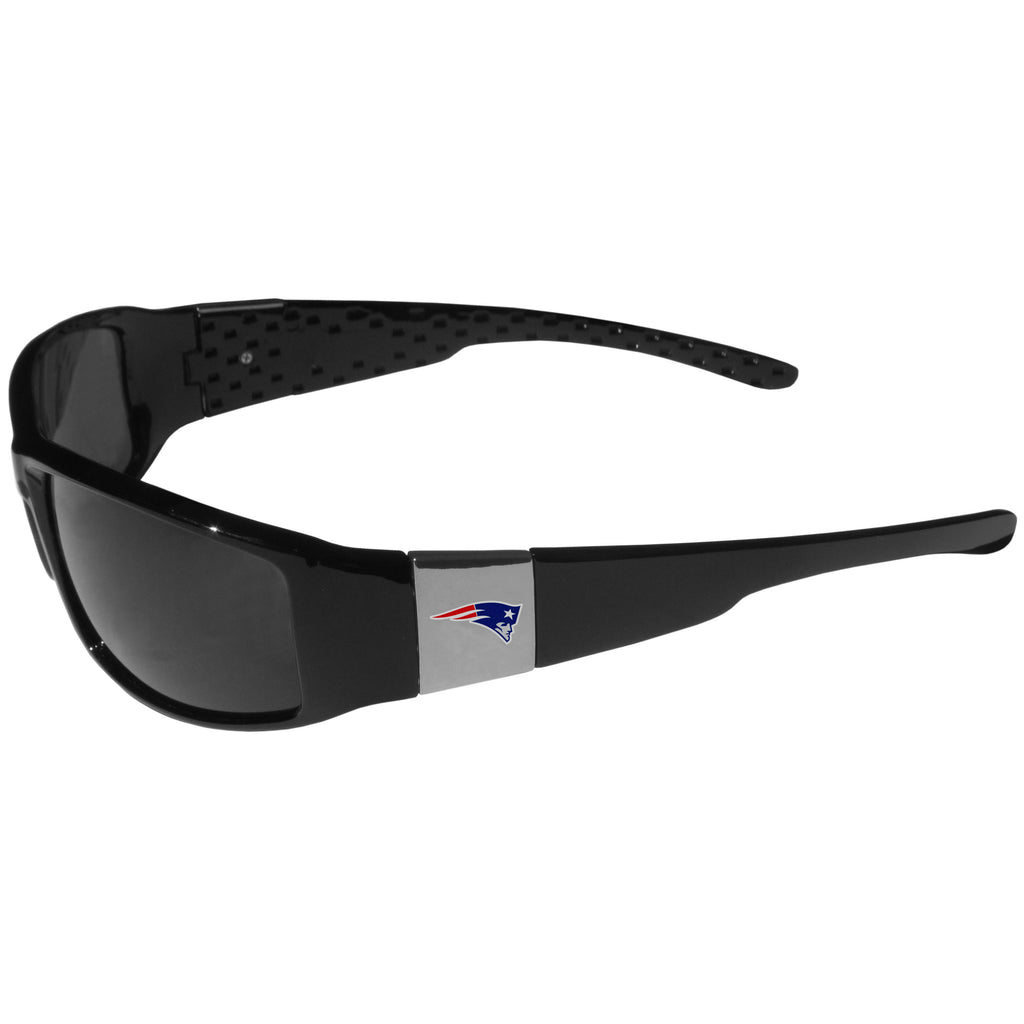 New England Patriots Chrome Wrap Sunglasses (NFL)