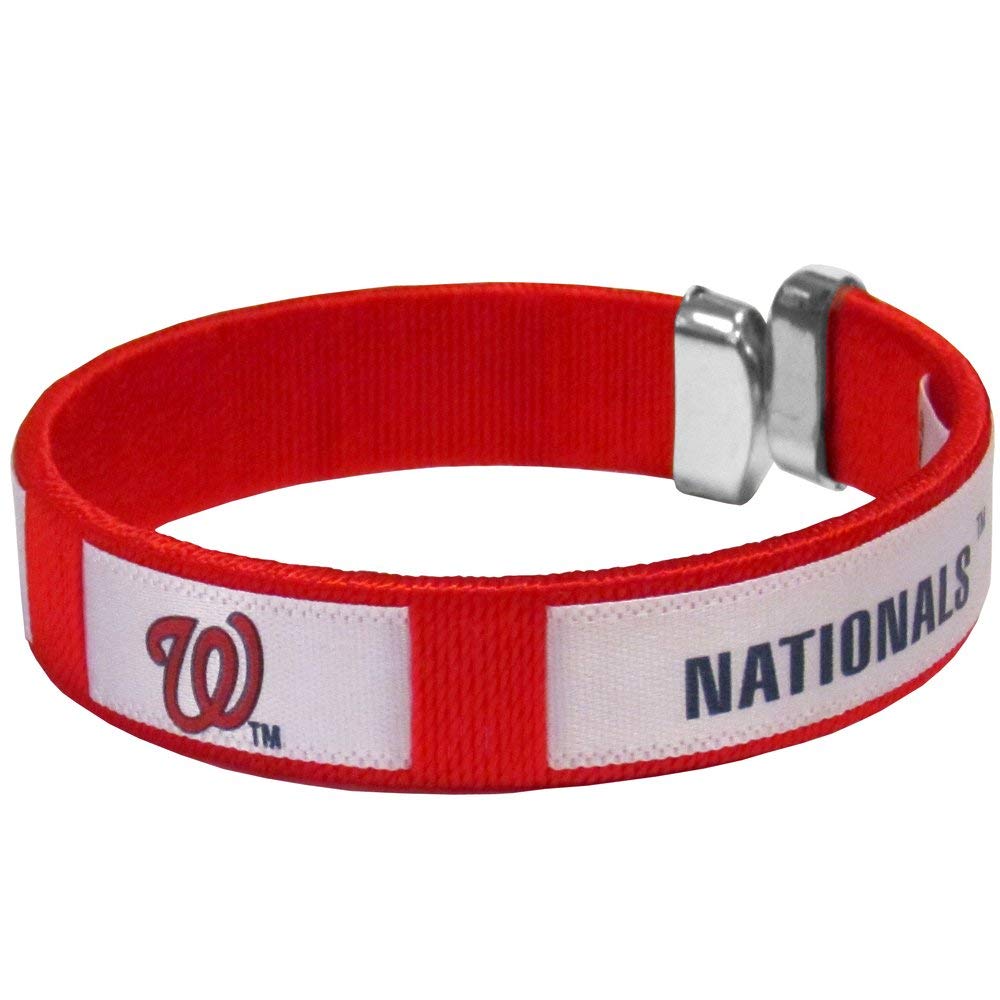 Washington Nationals Fan Band Bracelet MLB Licensed Baseball Jewelry