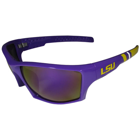 LSU Tigers Edge Wrap Sunglasses (NCAA) Licensed