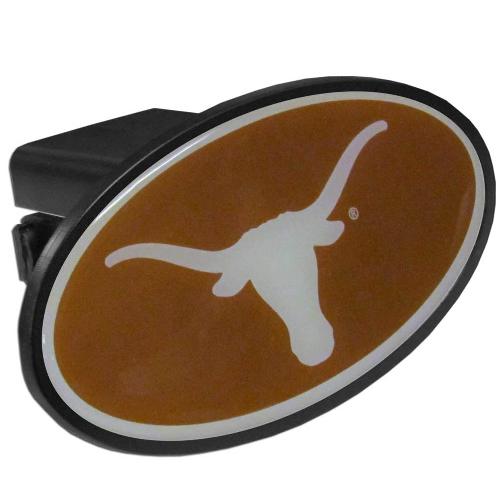 Texas Longhorns Durable Plastic Oval Hitch Cover NCAA