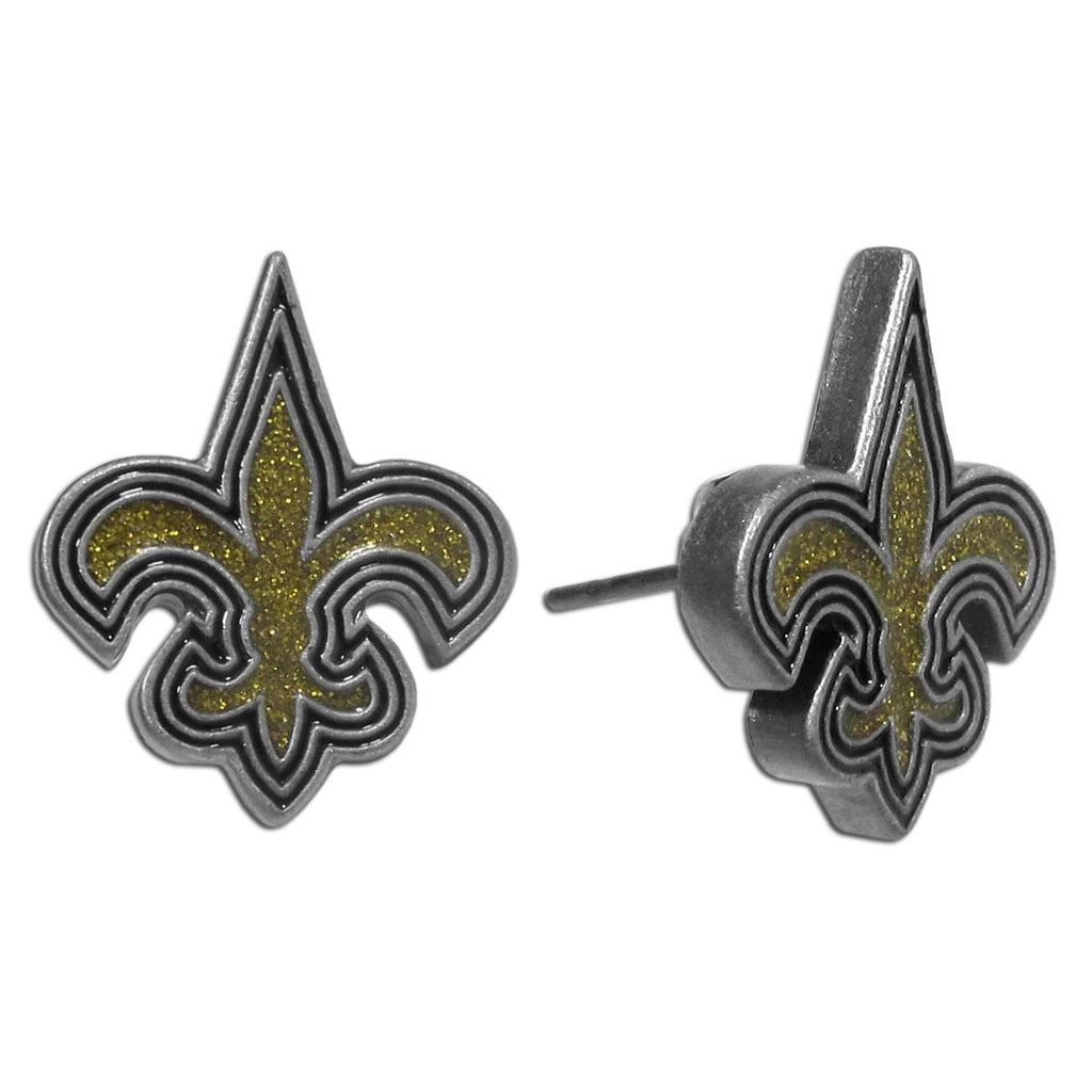 New Orleans Saints Stud Earrings (Fleur de Lis) NFL