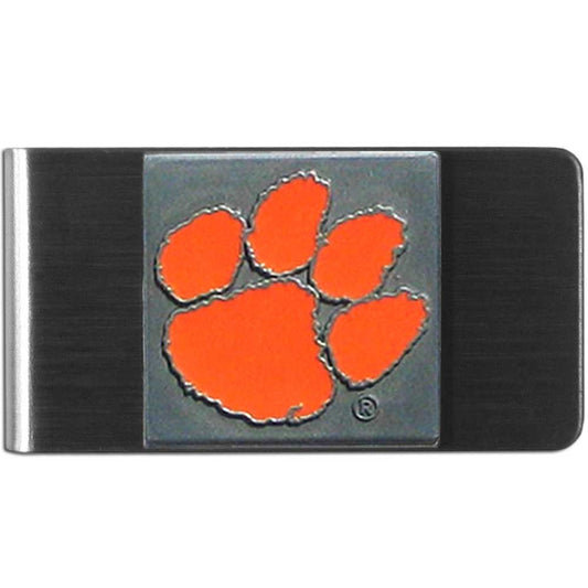 Clemson Tigers Stainless Steel Money Clip NCAA