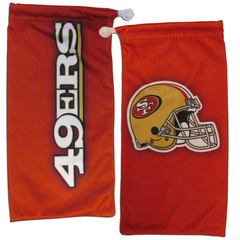 San Francisco 49ers Sunglasses / Glasses Microfiber Bag (NFL Football)
