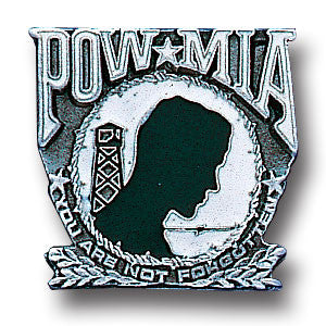 POW MIA You Are Not Forgotten Metal Lapel Pin (Collectible) Military