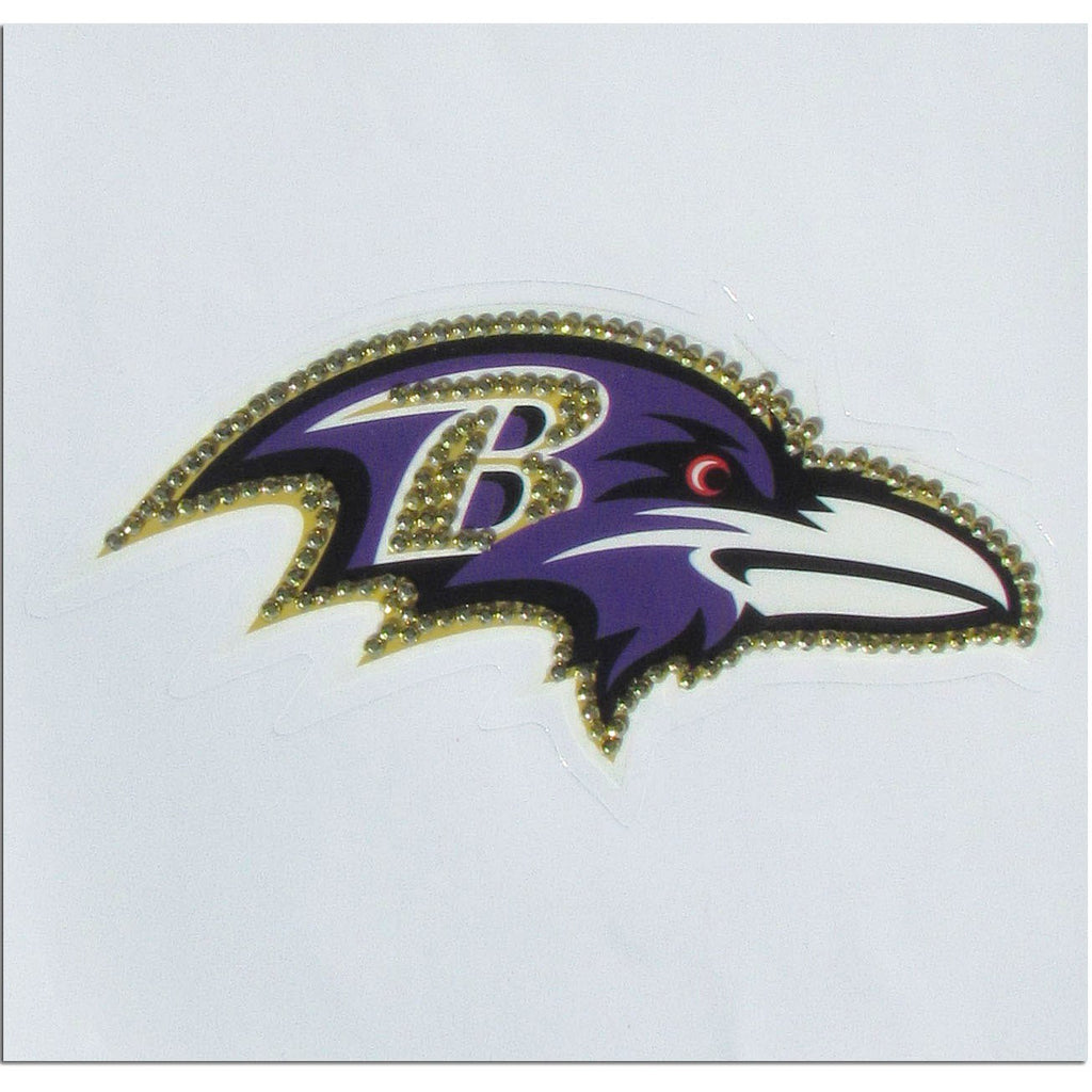 Baltimore Ravens Vinyl Bling Auto Decal (NFL Football)