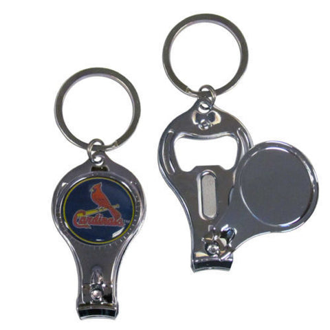 St. Louis Cardinals 3-IN-1 Metal Key Chain with Team Emblem (MLB)