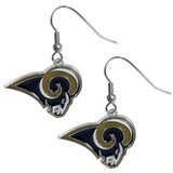 Los Angeles Rams Dangle Earrings (Chrome) NFL