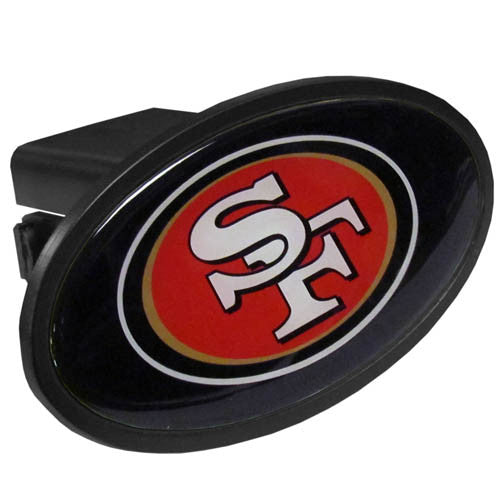 San Francisco 49ers Durable Plastic Oval Hitch Cover (NFL)